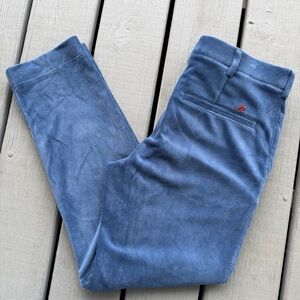 Redvanly Collins Pull-On Corduroy Trouser Pants Small Bashful Blue Golf Stretch